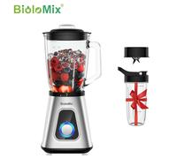 Mélangeur professionnel BioloMix 1300 W avec pichet en verre sans BPA de 1,5 L, parfait pour les smoothies surgelés et les sauces maison SF701C2