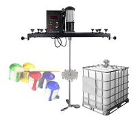 Mélangeur Réservoir électrique mortier de peinture 1000L électrique 0-1000RPM Machine de conteneur en acier inoxydable 720-1200mm réglable avec moteur à aimant permanent pour le revêtement