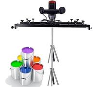 Mélangeur Réservoir électrique mortier de peinture 3000W machine de conteneur électrique avec support tige en acier inoxydable et hélice pliante de lame pour dissolvant d’encre