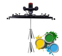 Mélangeur Réservoir électrique mortier de peinture 3280W Machine de conteneur électrique Machine d’agitation commerciale avec support Cintre 65-125CM Mélange réglable