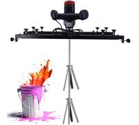 Mélangeur Réservoir électrique mortier de peinture 3280W Machine de conteneur électrique Régime à vide : 0-800 tr/min Hélice pliante avec support de support de machine d’agitation Support de