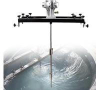 Mélangeur Réservoir électrique mortier de peinture Air commercial pour l’agitation Milieu Solutions à haute viscosité Mélangeur pneumatique avec support rétractable Mélange automatique