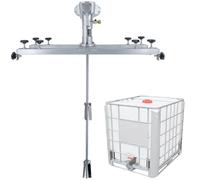 Mélangeur Réservoir électrique mortier de peinture Air Pneumatique 1 tonne Machine de conteneur 1 / 2HP 3 / 4HP 1HP Support de machine d’agitation pneumatique Air s Mélange pour dissolvant d