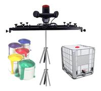 Mélangeur Réservoir électrique mortier de peinture Entraînement de mélange d’air pour réservoir 3280W Agitateur pneumatique Hélice pliante Machine de conteneur électrique pour dissolvant d’e