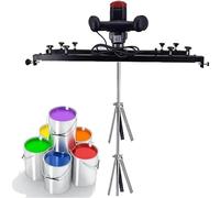 Mélangeur Réservoir électrique peinture électrique 3000W machine de conteneur, avec suspension de support, tige et lame en acier inoxydable, hélice repliable, pour solvant d’encre