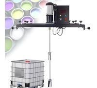 Mélangeur Réservoir électrique peinture électrique Machine de conteneur commercial avec support Cintre Tige en acier inoxydable et hélice pliante de lame pour dissolvant d’encre