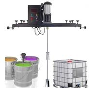 Mélangeur Réservoir électrique Tambour de mélangeur d’air Commercial Peinture Peinture Agitateur Machine 980W Conteneur électrique Machine avec support Cintre Mélange de peinture pour dissol