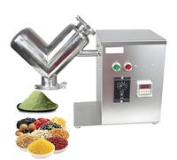 Mélangeur rotatif électrique en acier inoxydable pour mélange de poudre sèche et de granulés dans les applications de laboratoire, d'enseignement et industrielles