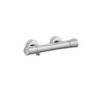 KLUDI ZENTA SL Mitigeur thermostatique de douche, montage mural, blocage de l'eau chaude, 351000538, Couleur: chrome