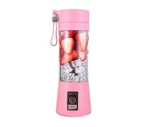 Mélangeur Trachéal Mélangeur De Fruits électrique Smoothie Maker Mélangeur USB Juice Blender Rechargeable 400ML Rose.--