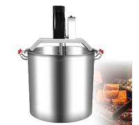 Mélangeur vertical à pâte, mélangeur électrique pour base de soupe fondue, mélangeur automatique 40 L, mélangeur en acier inoxydable 180 W, mélangeur pour assaisonnement de fond de soupe fon