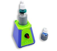 Mélangeur vortex de laboratoire, mélangeur d'encre de tatouage, pour bouteilles de peinture de 19/25 mm, moteur de régulation de vitesse en continu, pour vernis à ongles, pigments, adhésifs de colle à