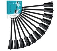Mélangeurs époxy pour Perceuse, 12 pcs Palettes de Mélangeur, agitateur époxy, mélangeur époxy à palette de forage pour perceuse 1/4, réutilisable pour époxy, mélange de silicone
