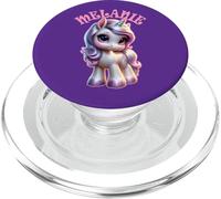 Melanie Adorable Motif Licorne pour Fille Nom Melanie PopSockets PopGrip pour MagSafe