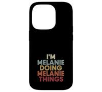 Melanie Name Melanie Personalized Name First Given Coque pour iPhone 14 Pro