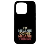 Melanie Name Melanie Personalized Name First Given Coque pour iPhone 15 Pro