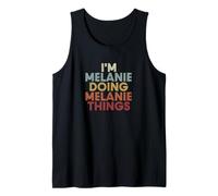 Melanie Name Melanie Personalized Name First Given Débardeur