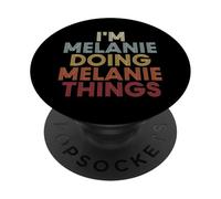 Melanie Name Melanie Personalized Name First Given PopSockets PopGrip Adhésif
