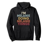 Melanie Name Melanie Personalized Name First Given Sweat à Capuche