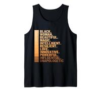 Melanin Black Woman Educated Magic Resilient Love Puissant Débardeur