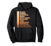 Melanin Black Woman Educated Magic Resilient Love Puissant Sweat à Capuche