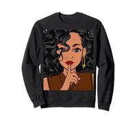 Melanin Femmes Juneteenth Queen Black Girl Magic Sista Love Sweatshirt