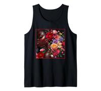 Melanin Floral Woman Black History Month African American Débardeur