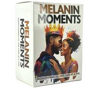 Melanin Moments Unlock the Power of Communication - Jeux de cartes engageants et stimulants pour les couples - Démarreurs de conversation inspirés de la culture conçus pour notre dynamique,