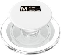 Melanin Pride High Melanin Content Black History Month PopSockets PopGrip pour MagSafe