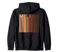 Melanin Pride Skin Tone Shades Black History Month Sweat à Capuche