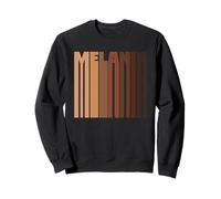 Melanin Pride Skin Tone Shades Black History Month Sweatshirt