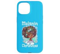 Melanin Pull de Noël Moche Fille Noire Magic Queen Sista Coque pour iPhone 15