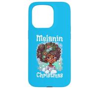 Melanin Pull de Noël Moche Fille Noire Magic Queen Sista Coque pour iPhone 15 Pro