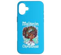 Melanin Pull de Noël Moche Fille Noire Magic Queen Sista Coque pour iPhone 16 Plus