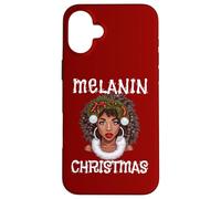 Melanin Pull de Noël Moche Fille Noire Magic Queen Sista Coque pour iPhone 16 Plus