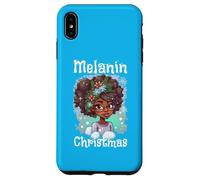 Melanin Pull de Noël Moche Fille Noire Magic Queen Sista Coque pour iPhone XS Max