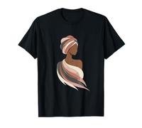 Melanin Queen Bandeau élégant pour Femme Africaine T-Shirt