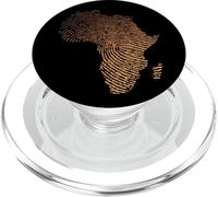 Melanin Shades Carte Afrique - Empreinte ADN de l'Afrique PopSockets PopGrip pour MagSafe