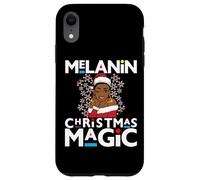 Melanine Christmas Black Girl Magic Women Brown Skin Girls Coque pour iPhone XR
