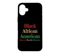 Mélanine santé mentale Compte Sensibilisation à la santé mentale Coque pour iPhone 16 Plus