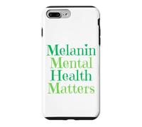 Mélanine santé mentale Compte Sensibilisation à la santé mentale Coque pour iPhone 7 Plus/8 Plus