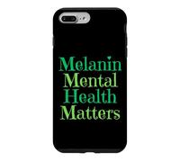 Mélanine santé mentale Compte Sensibilisation à la santé mentale Coque pour iPhone 7 Plus/8 Plus