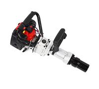 MELAQULY Fraise à essence, 900 W 32,7 cc, moteur à deux temps 32,7 cm³, kit de pilotes à essence, 8500 tr/min, 1700-2230 BPM, réservoir de 0,9 l pour clôture, ferme et jardin