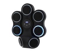 MELAQULY Machine de boxe musicale, boîtes de décompression avec gants de boxe, machine de boxe murale intelligente 11 modes, 9 vitesses pour la maison, le bureau, la salle de sport