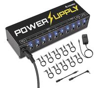 MELARQT Donner Dp-1 Bloc d'alimentation pour guitare 10 sorties DC isolées pour pédale d'effet 9 V/12 V/18 V