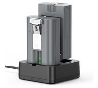 melasta 3,65V 6040mAh Batterie de Rechange pour Ring Video Doorbell 2/3/4/3 Plus Série, avec Station de Charge Et Câble USB A/C