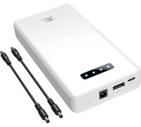 melasta 5200mAh Powerbank, Batterie Externe 12v avec Port 3 en 1, PD 45W USB-C Port de Charge Rapide | 12V/2A DC Port | QC3,0 22,5W USB-A Port, Batterie Externe Rechargeable pour Téléphones Portables