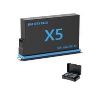 melasta pour Insta360 X3 et Insta360 X4 Batterie avec 2 Batteries et 1 Chargeur (INSTA360 X5 (1PC))
