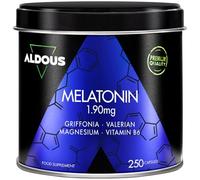 Melatonine 1,9 mg | 250 Gélules - 250 Nuits | 5HTP, Magnésium, Valériane, Vitamine B6 | Endormissement, Sommeil, Mieux Dormir | Insomnie | Sans édulcorants ni OGM, sans plastique | Fabriqué dans l'UE