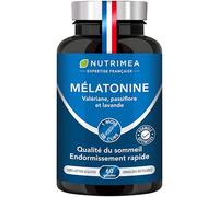 Melatonine 1,9 mg | Complexe Sommeil avec Valériane, Passiflore & Lavande